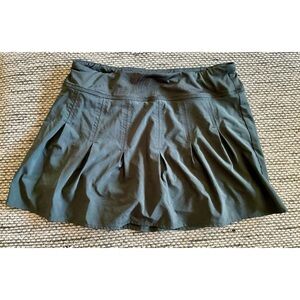 Athleta Black Short Tennis Skirt With Built-in Short, Sz S